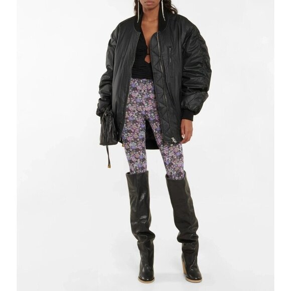 Isabel Marant Kayama Bomber Jacket Size 34 XS Womens Black $1490 - Picture 1 of 16